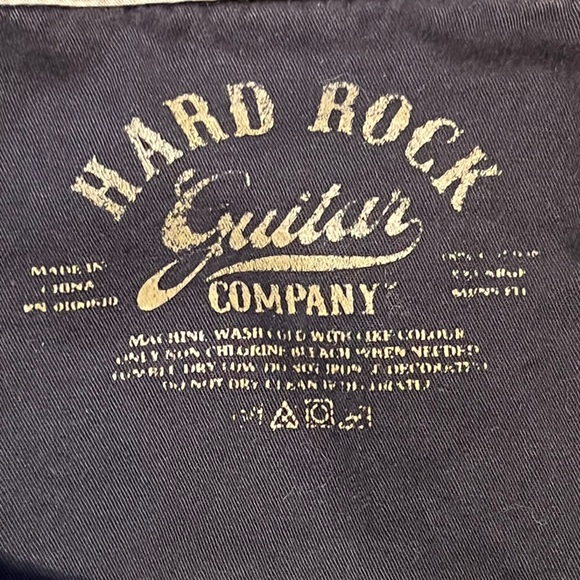 🎸 Hard Rock Guitar Company / Hard Rock Cafe  GENERIC Mechanic Shirt NO CITY XXL - Picture 12 of 16